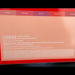 Clinique - 5 full size lipsticks